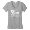 bad hombre seeking nasty woman Women's V-Neck T-Shirt
