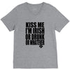 kiss me i'm irish or drunk or whatever t shirt st patricks day funny t V-Neck Tee