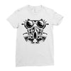gas mask Ladies Fitted T-Shirt