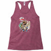 deadpool and superman Racerback Tank