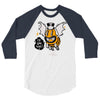 monster i will bee bat 3/4 Sleeve Shirt