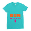 Bun in the Oven Ladies Fitted T-Shirt
