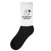 im here for the boos (2) Socks