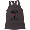 i could give up wine Racerback Tank