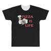 pizza is love pizza is life All Over Men's T-shirt