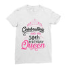 celebrating with the 70th birthday king t shirts Ladies Fitted T-Shirt