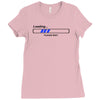 coole geek t shirts loading nerd admin computer pc big bang theory fun Ladies Fitted T-Shirt
