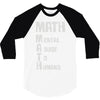 math mental abuse to humans 3/4 Sleeve Shirt