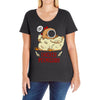 chicken permission Ladies Curvy T-Shirt