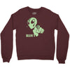 alien believe space sci fi ufo nerd Crewneck Sweatshirt