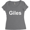 giles Women's Triblend Scoop T-shirt