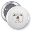 vitruvian robot Pin-back button