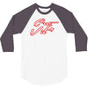c'est la vie neon slogan 3/4 Sleeve Shirt