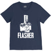 flasher camera V-Neck Tee