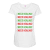 I Need Healing Maternity Scoop Neck T-shirt