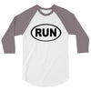 basic running oval 3/4 Sleeve Shirt