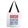 bush clinton large Tote Bags