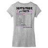September Girl Facts Libra Women's V-Neck T-Shirt