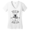 sick &amp; sad book club Women's V-Neck T-Shirt