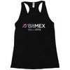 100x or gtfo bitmex edition white logo Racerback Tank