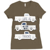 pickup truck Ladies Fitted T-Shirt