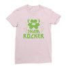 sham rocker shamrock Ladies Fitted T-Shirt