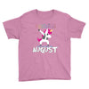 Born Unicorns-Born August Youth Tee