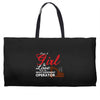 Just A Girl In Love With Her Heavy Equipment Operator Weekender Totes