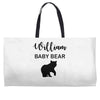 Daddy Bear - Baby Bear Custom Name Weekender Totes