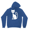 white cat funny Unisex Hoodie