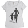 father's day Women's Triblend Scoop T-shirt