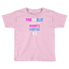 pink or blue mommy is expecting number 2 new Toddler T-shirt