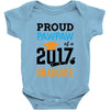 Class of 2017 Proud Pawpaw Graduation Baby Onesie