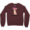 chihuahua mom Crewneck Sweatshirt