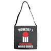 HOWZAT I BAT FOR THE WORLD SERIES Adjustable Strap Totes