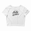 nasty woman Crop Top