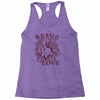 blind love fire heart Racerback Tank