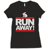 run away rabbit Ladies Fitted T-Shirt