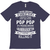 Super Cool Pop Pop Of A Freaking Awesome Granddaughter T-Shirt