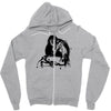 deep depression sad girl Zipper Hoodie