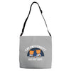 pondering life's biggest mysteries Adjustable Strap Totes