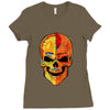 skull Ladies Fitted T-Shirt