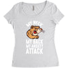 my neck my back my anxiety attack opossum guys tee Women's Triblend Scoop T-shirt