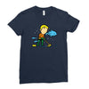 part time job   aquarium Ladies Fitted T-Shirt