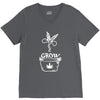 grow marijuana V-Neck Tee
