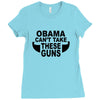 obama guns Ladies Fitted T-Shirt