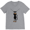 a cat always with me V-Neck Tee