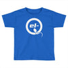 el q white logo Toddler T-shirt