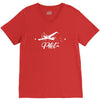 Plane V-Neck Tee