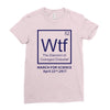 wtf outraged disbelief Ladies Fitted T-Shirt